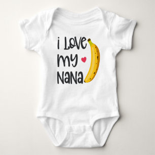 I Liebe My Nana Baby Strampler