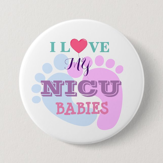 I Liebe My NICU Babys Button (Vorderseite)