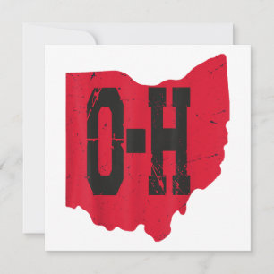 I Liebe My Ohio Zuhause Script Ohio Buckeye Staat Einladung