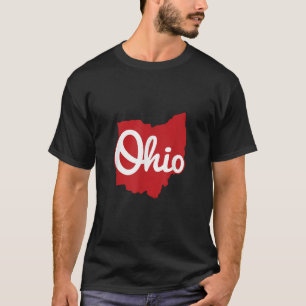 I Liebe My Ohio Zuhause Script Ohio T-Shirt