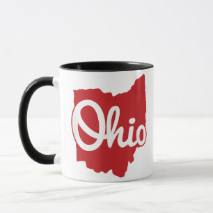 I Liebe My Ohio Zuhause Script Ohio Tasse