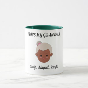 "I Liebe My Oma" zwei tönige Kaffeetasse. Tasse