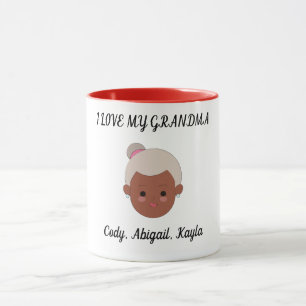 "I Liebe My Oma" zwei tönige Kaffeetasse. Tasse