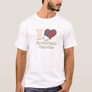 I Liebe My Patterdale Terrier Dog Owner Herbst T-Shirt