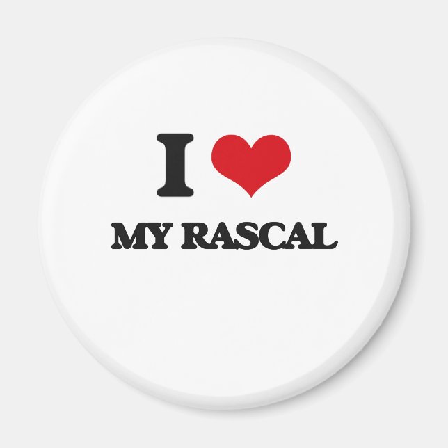 I Liebe My Rascal Magnet (Vorne)
