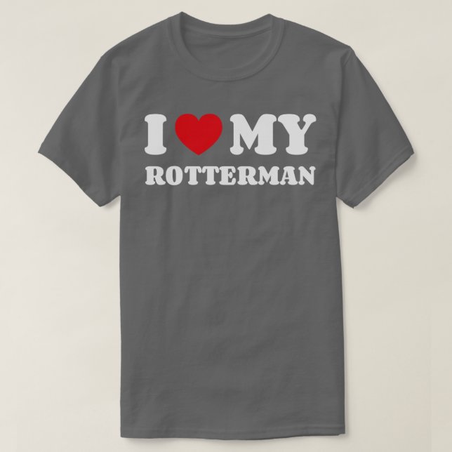 I Liebe My Rotterman T-Shirt (Design vorne)