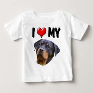 I Liebe My Rottweiler 3 Baby T-shirt