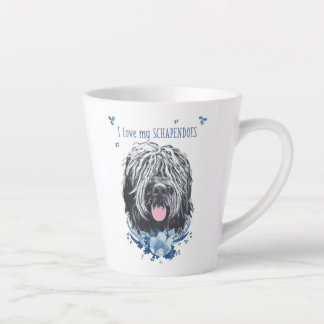 I Liebe my Schapendos Coffee Tasse Poster Toag P