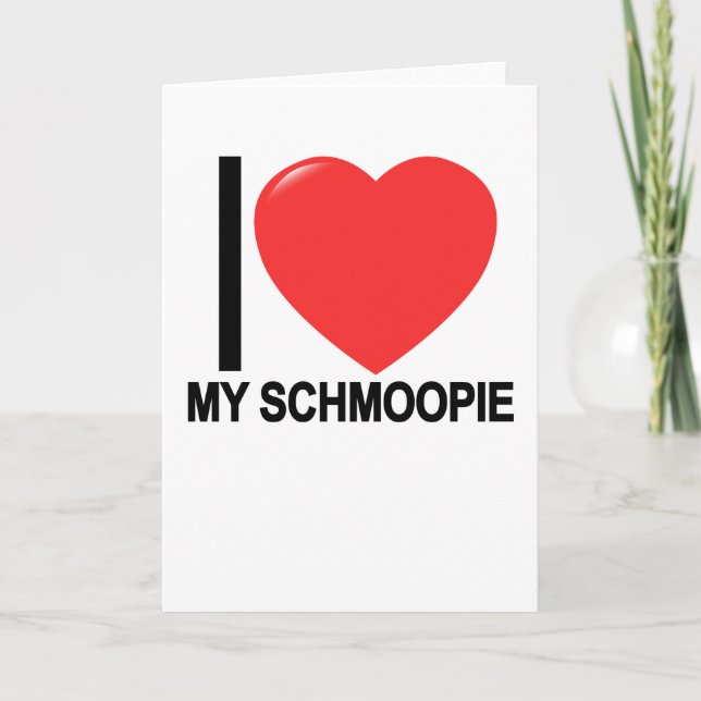 I Liebe My Schmoopie T.png Karte (Vorderseite)