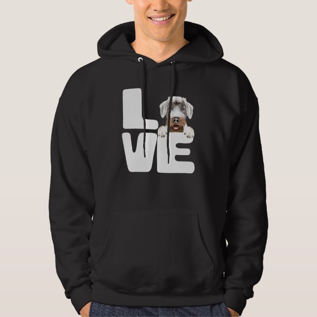 I Liebe My Sealyham Terrier Dog Hoodie (Vorderseite)