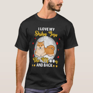 I Liebe My Shiba Inu Funny Dog Owner Lover Valenti T-Shirt