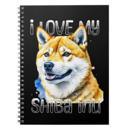 I Liebe My Shiba Inu | Hundebesitzer Notizblock