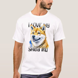 I Liebe My Shiba Inu   Hundebesitzer T-Shirt