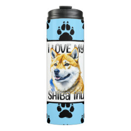I Liebe My Shiba Inu | Hundebesitzer Thermosbecher