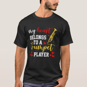 I Liebe My Trumpet Player Ehefrau Paare BESTE FREU T-Shirt