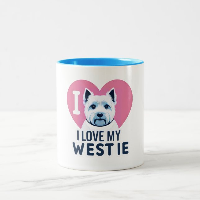 I Liebe My Westie Dog Tasse (Mittel)
