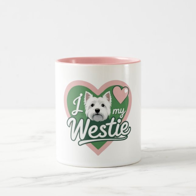 I Liebe My Westie Dog Tasse (Mittel)