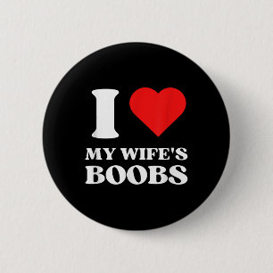 I Liebe My Wifes S Y2k Ästhetisches Rotes Herz Button