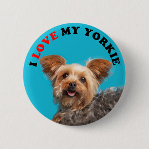 I Liebe My Yorkie Button