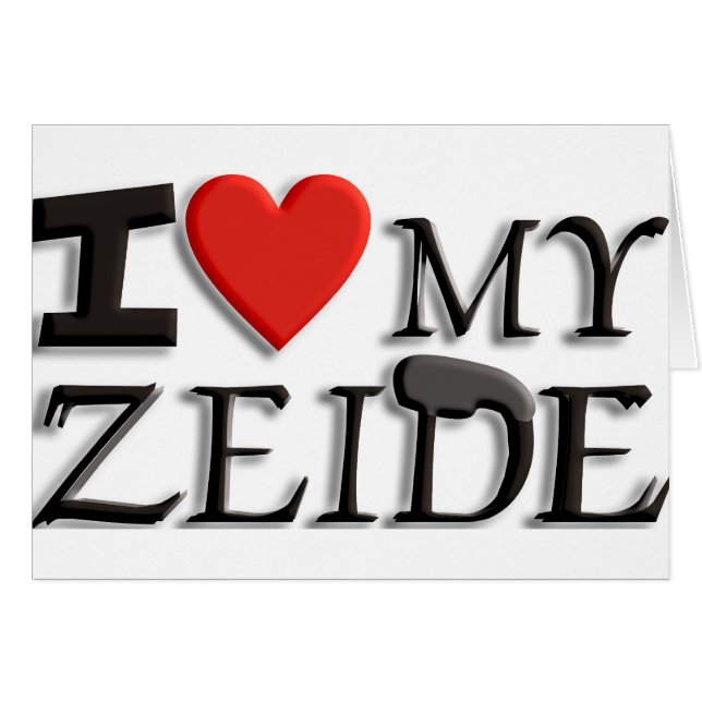 I Liebe my Zeide (Vorderseite (Horizontal))