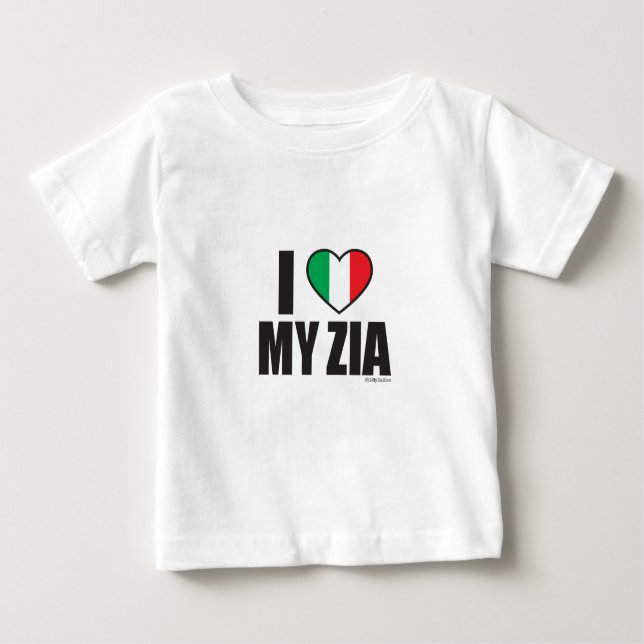 I LIEBE MY ZIA.ai Baby T-shirt (Vorderseite)