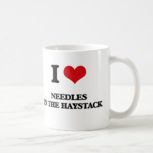 I Liebe-Nadeln im Heuschober Tasse