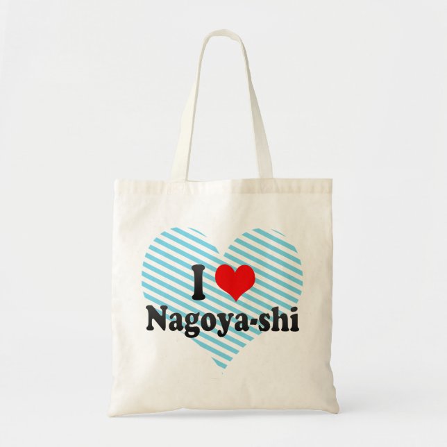 I Liebe Nagoya-shi, Japan Tragetasche (Vorne)