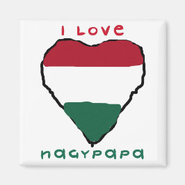 I Liebe Nagypapa Magnet