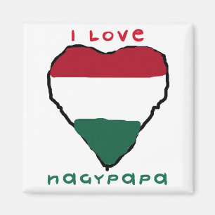 I Liebe Nagypapa Magnet