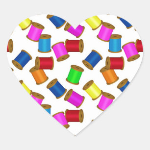 I Liebe Nähen - SRF Herz-Aufkleber