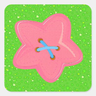 I Liebe Nähen - SRF Quadratischer Aufkleber