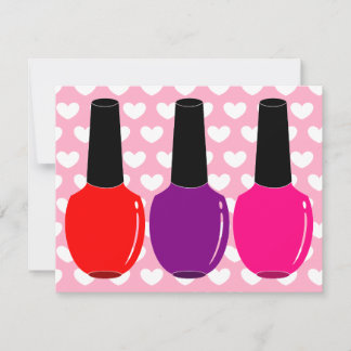 I Liebe Nail Polnisch Rosa Lila Nagelart Polnisch 