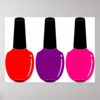 I Liebe Nail Polnisch Rosa Lila Nagelart Polnisch 