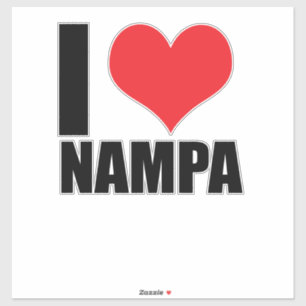 I Liebe Nampa Aufkleber