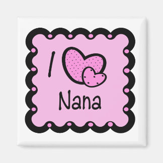 I Liebe Nana Niedlich T - Shirt Magnet