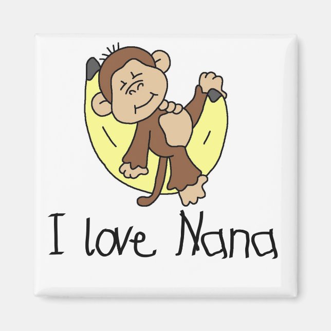 I Liebe Nana T - Shirt und Geschenke Magnet (Vorne)