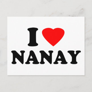 I Liebe Nanay Postkarte