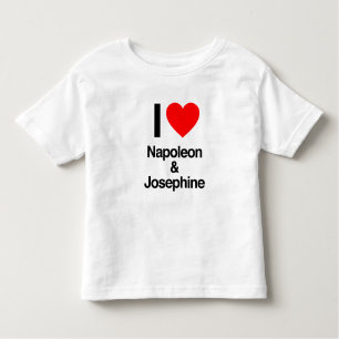 i Liebe Napoleon und Josephine Kleinkind T-shirt