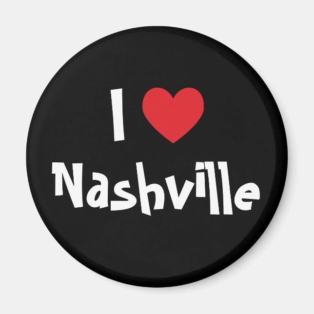 I Liebe Nashville Magnet (Vorne)