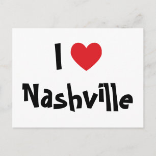 I Liebe Nashville Postkarte