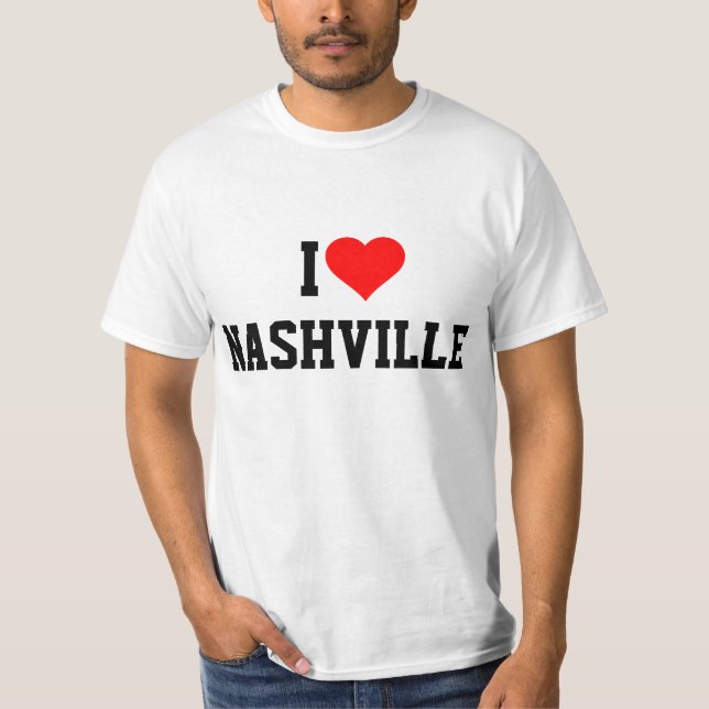 I Liebe Nashville T-Shirt (Vorderseite)