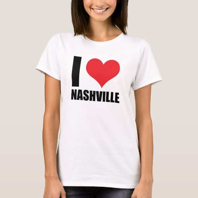 I Liebe Nashville T-Shirt (Vorderseite)