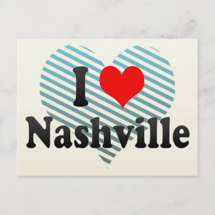 I Liebe Nashville, Vereinigte Staaten Postkarte