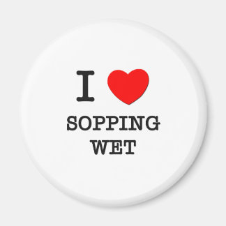 I Liebe Nass einkaufen Magnet