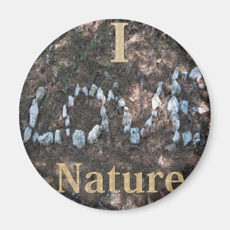 I Liebe Naturbekleidung und Geschenke Magnet