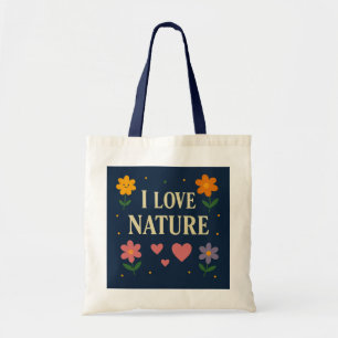 "I Liebe Nature" Blumenkäppchen Öko — Tragetasche