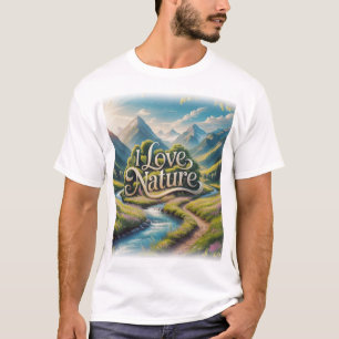 I Liebe Nature - für Adventure Lovers, Outdoor T-Shirt