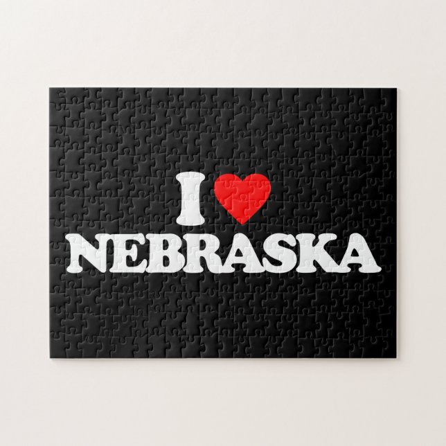 I LIEBE NEBRASKA PUZZLE (Horizontal)