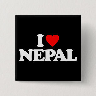 I LIEBE NEPAL BUTTON