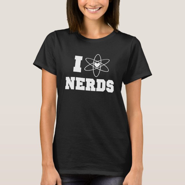 I LIEBE NERD T-Shirt (Vorderseite)